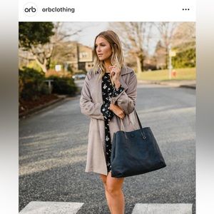 Orb Clothing light Trench coat in beige colour size M